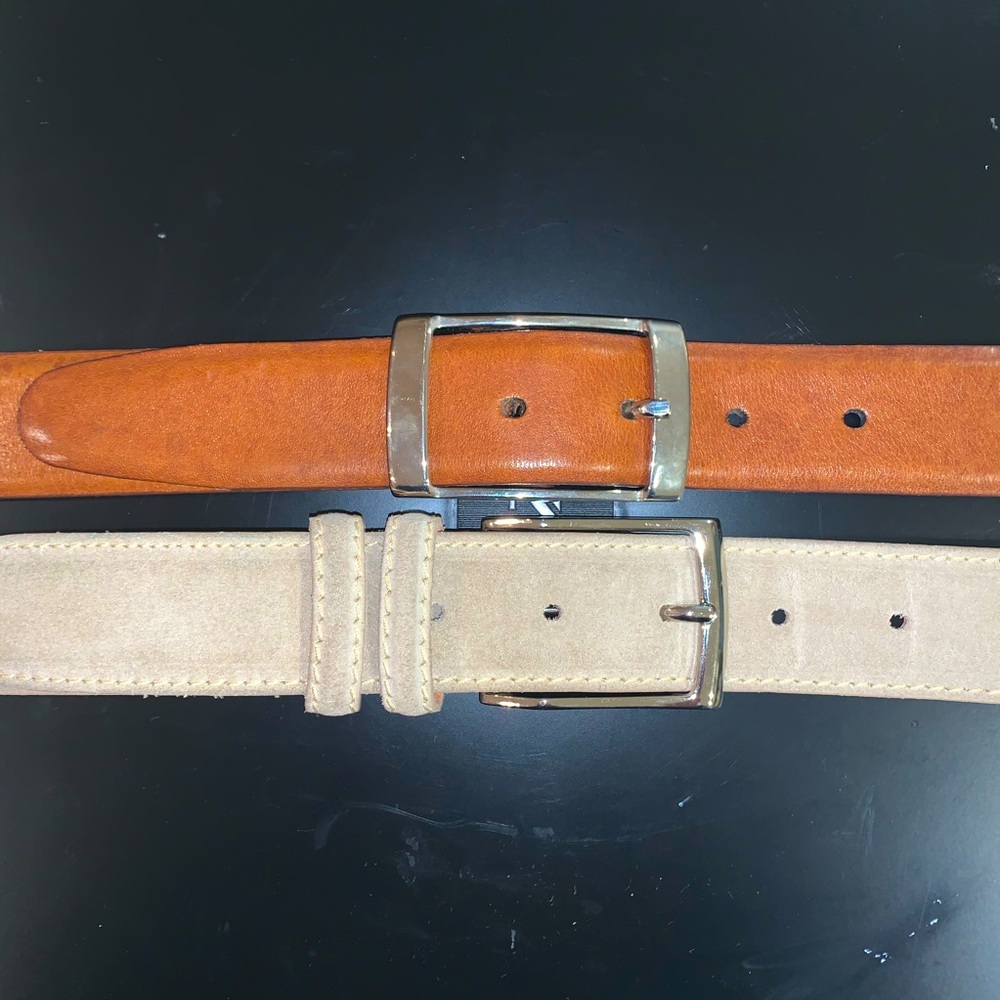 2 Great Men's Belts for just $30
